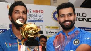 Nidahas Trophy 2018: India-Sri Lanka match to go ahead despite emergency over Buddhist-Muslim Clashes Nidahas Trophy 2018: India-Sri Lanka match to go ahead despite emergency over Buddhist-Muslim Clashes